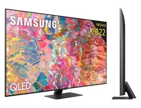 TV QLED 50" - Samsung QE50Q80BATXXC, QLED 4K, Procesador QLED 4K, Smart TV