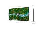 Smart TV LG 75" 4K Ultra HD, HDR10, Wifi + Ethernet, Bluetooth, Virtual Surrond 360, IA ThinQ, Alexa, webOS 6.0 [Recogida en tienda GRATIS]