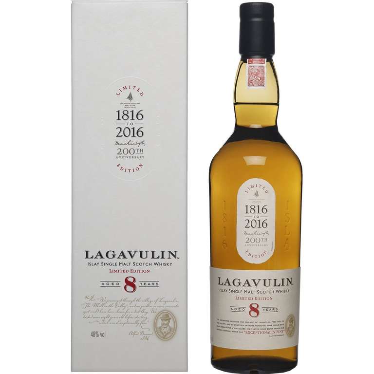 Whisky Lagavulin 8 (comprando 2 unidades) a 37,5 euros
