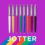 Parker Jotter Originals Colección de bolígrafos, acabado clásico negro, punta mediana, tinta azul, una unidad