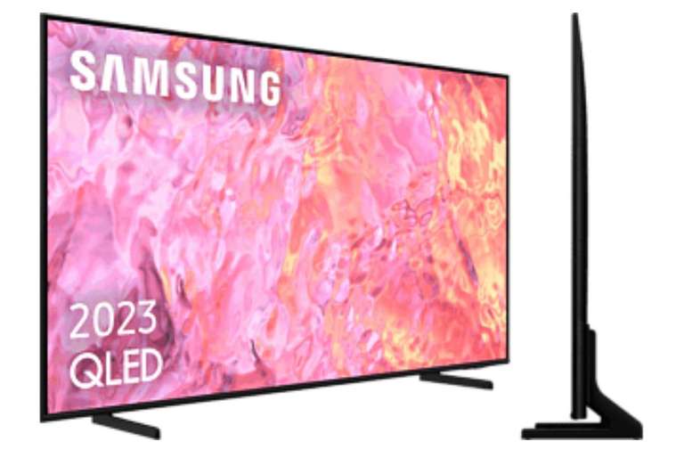 TV QLED 55" - Samsung TQ55Q60CAUXXC, UHD 4K, Smart TV, Quantum Dot, Diseño AirSlim, Object Tracking Sound+, SolarCell (2023)