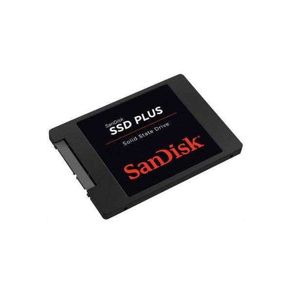 SanDisk SDSSDA-240G Plus Disco sólido interno de 240 GB, SATA III SSD, con hasta 530 MB/s, Color Negro