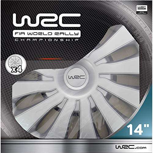 4 tapacubos 14" WRC