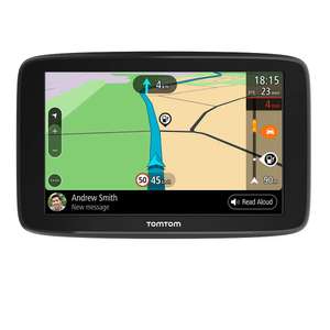 TomTom GPS para coche GO Basic, 6", mapas de la UE, actualizaciones a través de WiFi, 3 meses de alertas de radares