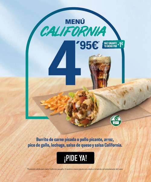 Menú California a 4.95 en Taco Bell