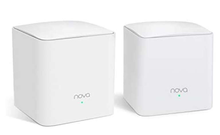 Tenda Nova MW5G Mejor Sistema WiFi Mesh, Gigabit Router (AC1200 Dual Banda Cobertura hasta 300m², 2 * 1000Mbps Puertos