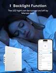 Meross Interruptor de Persianas LED Inteligentes WiFi, Compatible con Apple HomeKit Siri, Alexa y Google Assistant