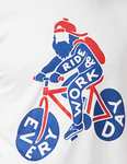 Camiseta Federación Francesa Ciclismo (blanco y gris, tallas de S a XXL)