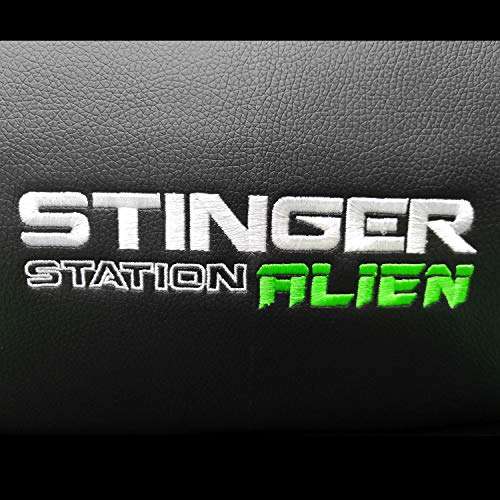 Silla Woxter Stinger Station Alien V2.0, Ergonómica, Reposabrazos Acolchados, Altura Ajustable, Ruedas antiarañazos y Cojín Lumbar