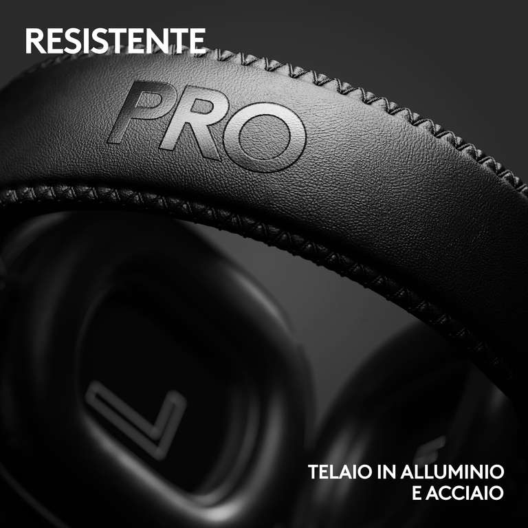 Logitech G PRO X 2 Auriculares gaming inalámbricos, mic. 50mm, DTS:X 2.0-7.1 Surround, Bluetooth/USB/3.5mm Aux, PC, PS5, PS4