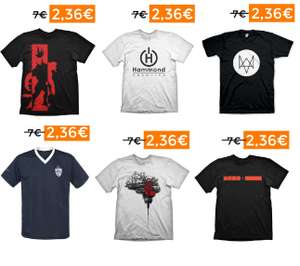 Camisetas Geek de videojuegos desde 2,36€ (varios modelos)