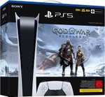 Consola PlayStation 5 Digital Edition + God of War Ragnarök (Código Descarga Juego Digital) PS5