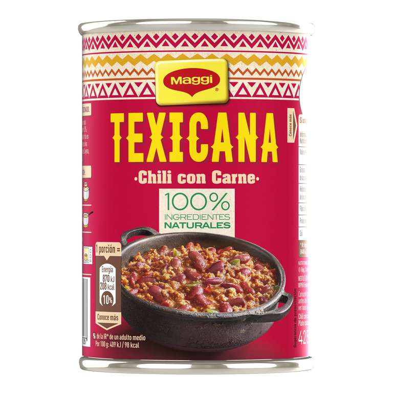 Maggi texicana chili con carne, 10 x 425g