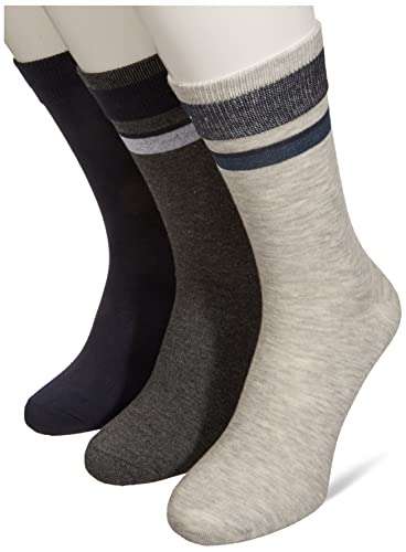 Jack & Jones Jacjoseph-Calcetines (5 Unidades) Socks, Navy Blazer/Black, Talla única para Hombre