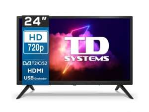 TV LED HD 24" TD Systems K24DLX14H + Cupón 21,42€ (Ahórrate el IVA)