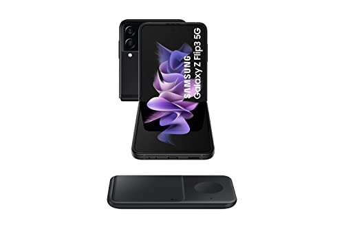Samsung Galaxy Z Flip3 5G - Smartphone sin Tarjeta SIM, Android, Plegable, 256 GB + Wireless Charger Dúo + Galaxy Tab A8 + Galaxy Buds2