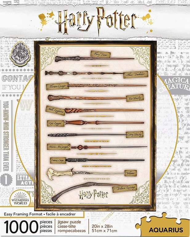 Puzle varitas 1.000 piezas Harry Potter