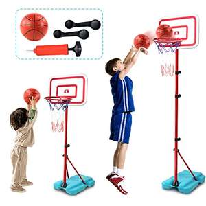 Canasta de Baloncesto Infantil, Ajustable en altura de 88cm a 190cm