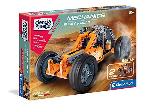 Clementoni - Mechanics - Buggy + Quad - juego de construcciones mecánica a partir de 8 años