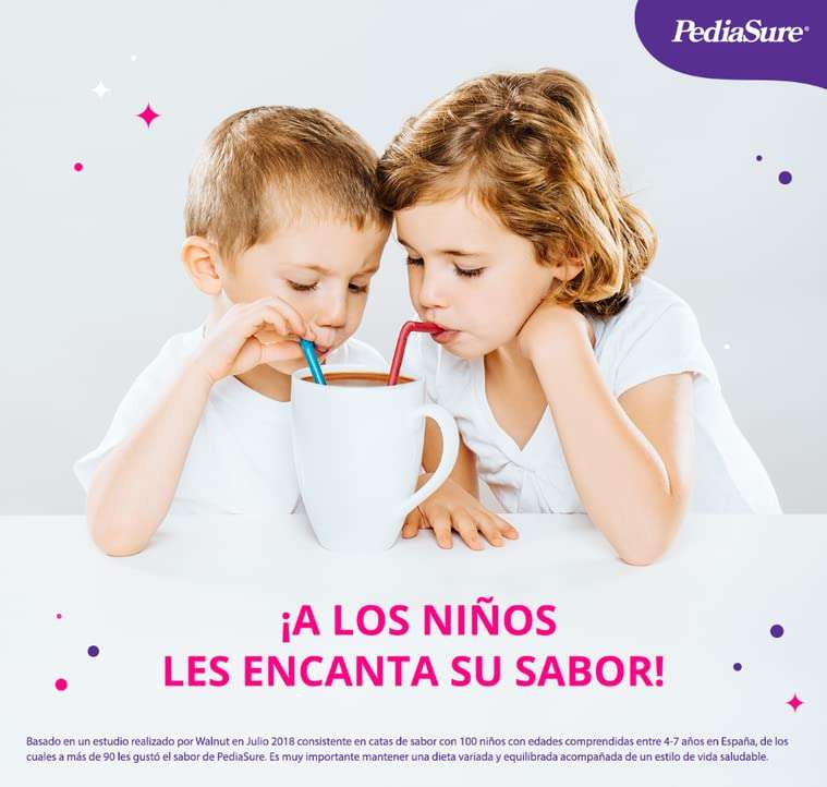 ediasure drink Batido para Niños, Sabor Chocolate, con Proteínas, Vitaminas y Minerales Pack 8 botellas x 200ml, 1600 mililitro, 8