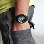 Ice-Watch - P. Leclercq - Reloj Negro para Hombre con Correa de Silicona (Medium)