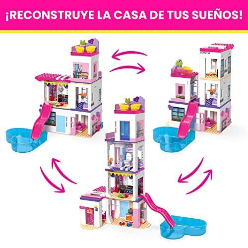 MEGA Construx Barbie Color Reveal Dreamhouse Casa con bloques de construcción