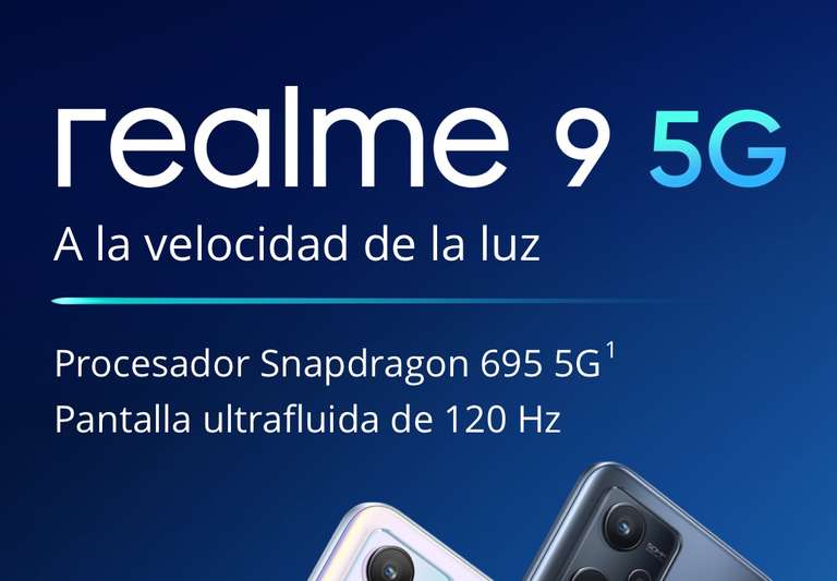 Realme9 5G 4GB+128GB Negro + Buds x 179,99