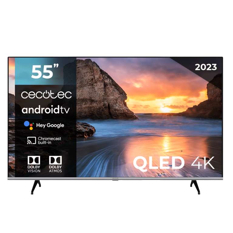 Smart TV de 55" TV Cecotec V1. QLED, 4K UHD, Android TV