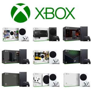 Consolas Xbox [SeriesX→374€, DiabloIV→382€, FH5→382€, Series S/Starter/Gilded→187€, S 1TB→229€, Reaco X→322€, Reaco S→169€]