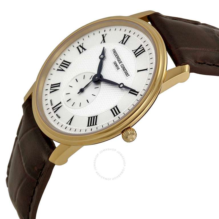 Reloj FREDERIQUE CONSTANT Slim Line Silver Dial Gold-Plated