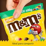 3x M&M's Peanuts Snack de Cacahuete y Chocolate con Leche, Chuches Halloween, Chocolate Regalo (400g) [2'98€/ud]