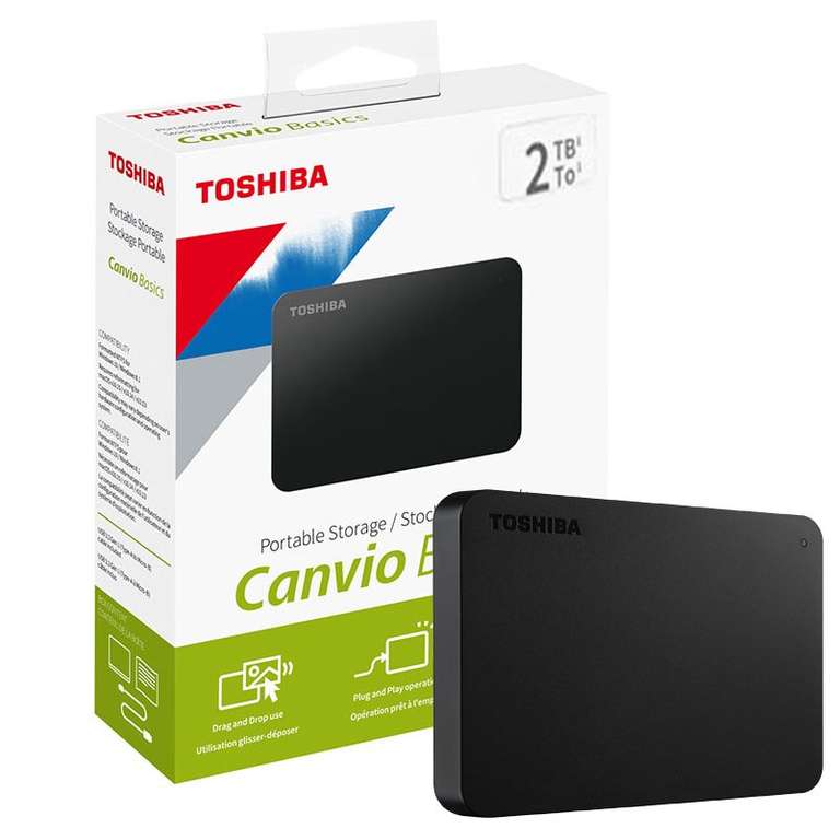 Disco duro 2 TB - Toshiba Canvio