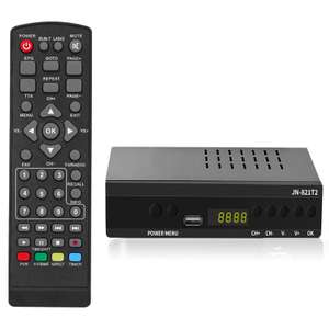 Decodificador TDT HD-DVB-T T2 H.265 HEVC Full HD PVR, USB,HDMI, SCART,Sintonizador de TDT, Receptor Digital de Alta definición Full HD 1080p