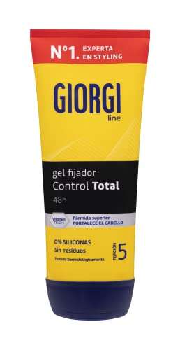 Giorgi Line Gomina Control Total - Fijación y Duración 48h sin Residuos, Acabado Resistente al Agua, 170ml