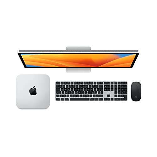 Apple Ordenador de Mesa Mac Mini (2023) con Chip M2, 8 GB de RAM, 512 GB de Almacenamiento SSD y Gigabit Ethernet.