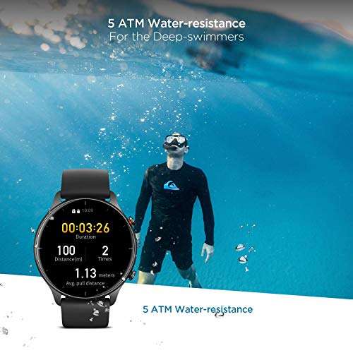 Amazfit GTR 2e Smartwatch Reloj Inteligente 90 Modos Deportivo 5 ATM  Medición de la saturación de oxígeno en Sangre » Chollometro