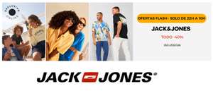 Ofertas Flash Jack & Jones, exclusivo online / Sólo de 22:00 hasta las 10:00 / Hasta un 40% menos