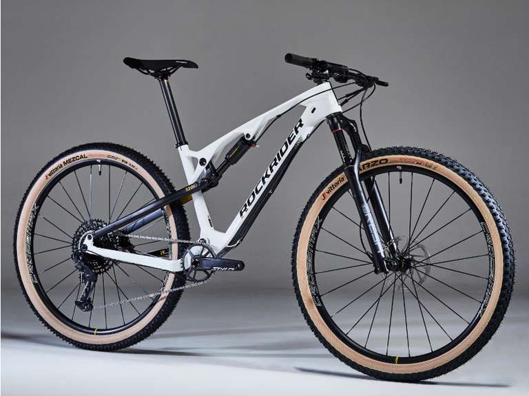 Bicicleta de montaña 29'' doble suspensión carbono Rockrider XC 900 S