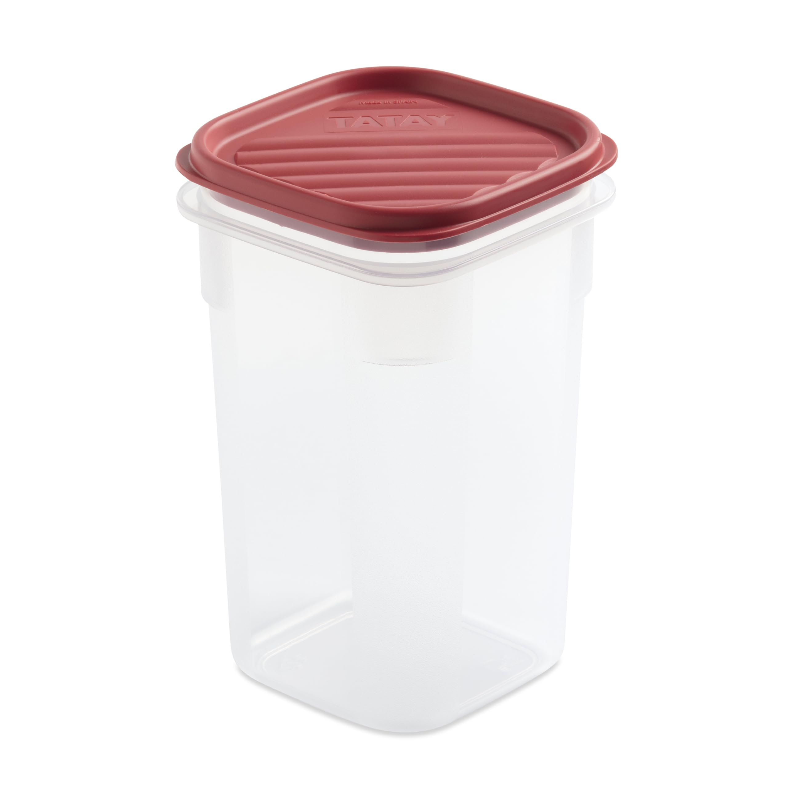 Tatay Tupper Hermético 1L Top Flex | Tapa a Presión | Recipientes Herméticos Para Alimentos | Apto Microondas, Lavavajillas, Nevera,