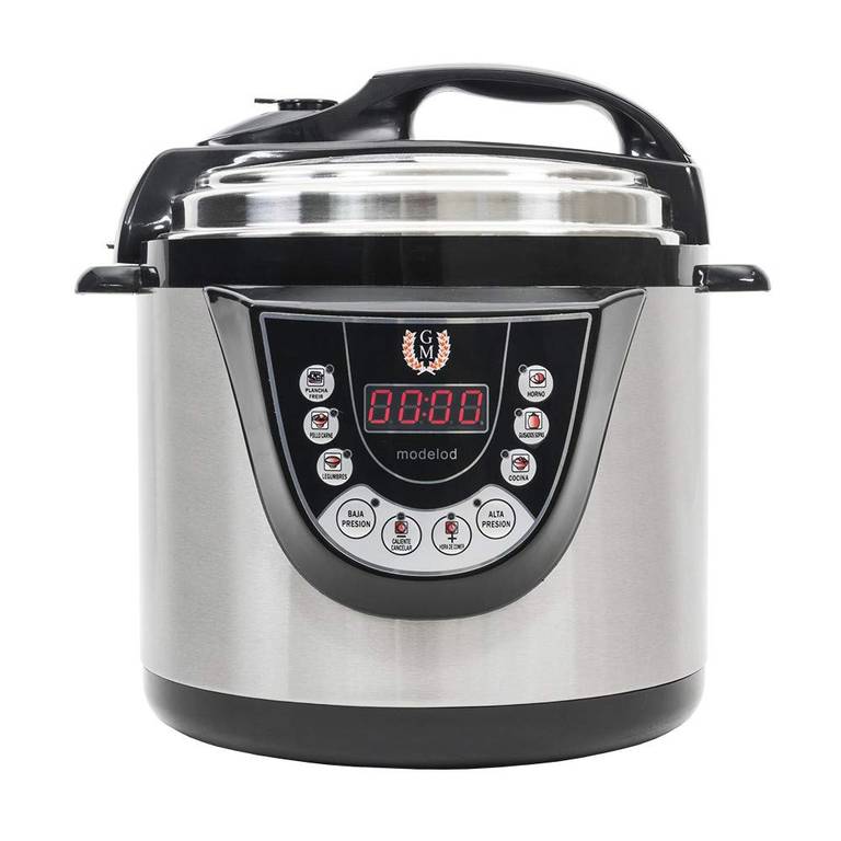 Olla de cocción lenta – Cecotec GM Modelo D, Programable, Guiada por voz, 11 Menús, 6 L, Inox