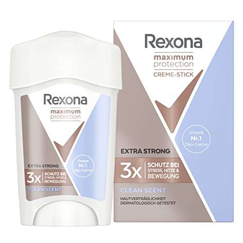 Rexona Maximum Protection Crema Antitranspirante Clean Scent 45 ml