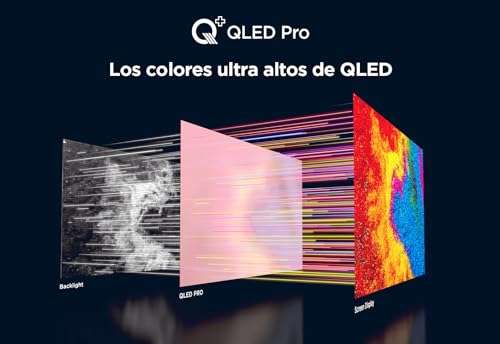 TCL 55T7B Televisor QLED Pro de 55", 4K Ultra HD, HDR Pro, Smart TV Powered by Google TV (Dolby Vision y Atmos, Motion Clarity