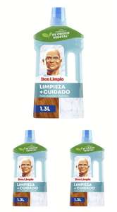 3 x Don Limpio Limpia Suelos Superficies Delicadas Detergente Liquido 1.3l, con PH Seguro para Suelos de Madera, Piedra y Mármol. 2'12€/ud
