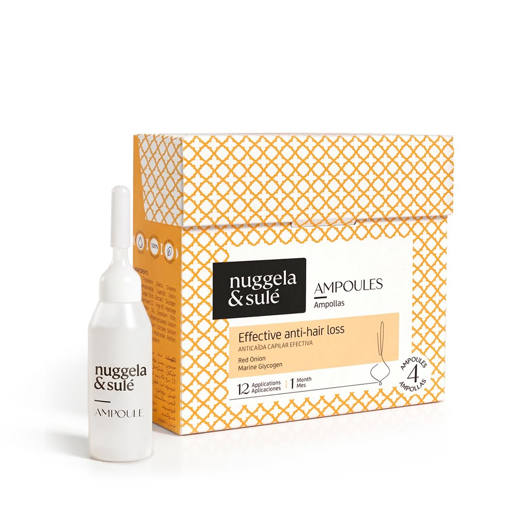 Nuggela & Sulé Ampolla Anti-Caída. Tratamiento Anticaída Efectivo 4 x 10 ml