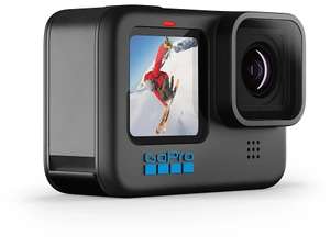 Cmara deportiva - GoPro Hero 10 Black, 5.3K60, 23 MP, SuperFoto, HDR, HyperSmooth 4.0, Sumergible 10m, Negro
