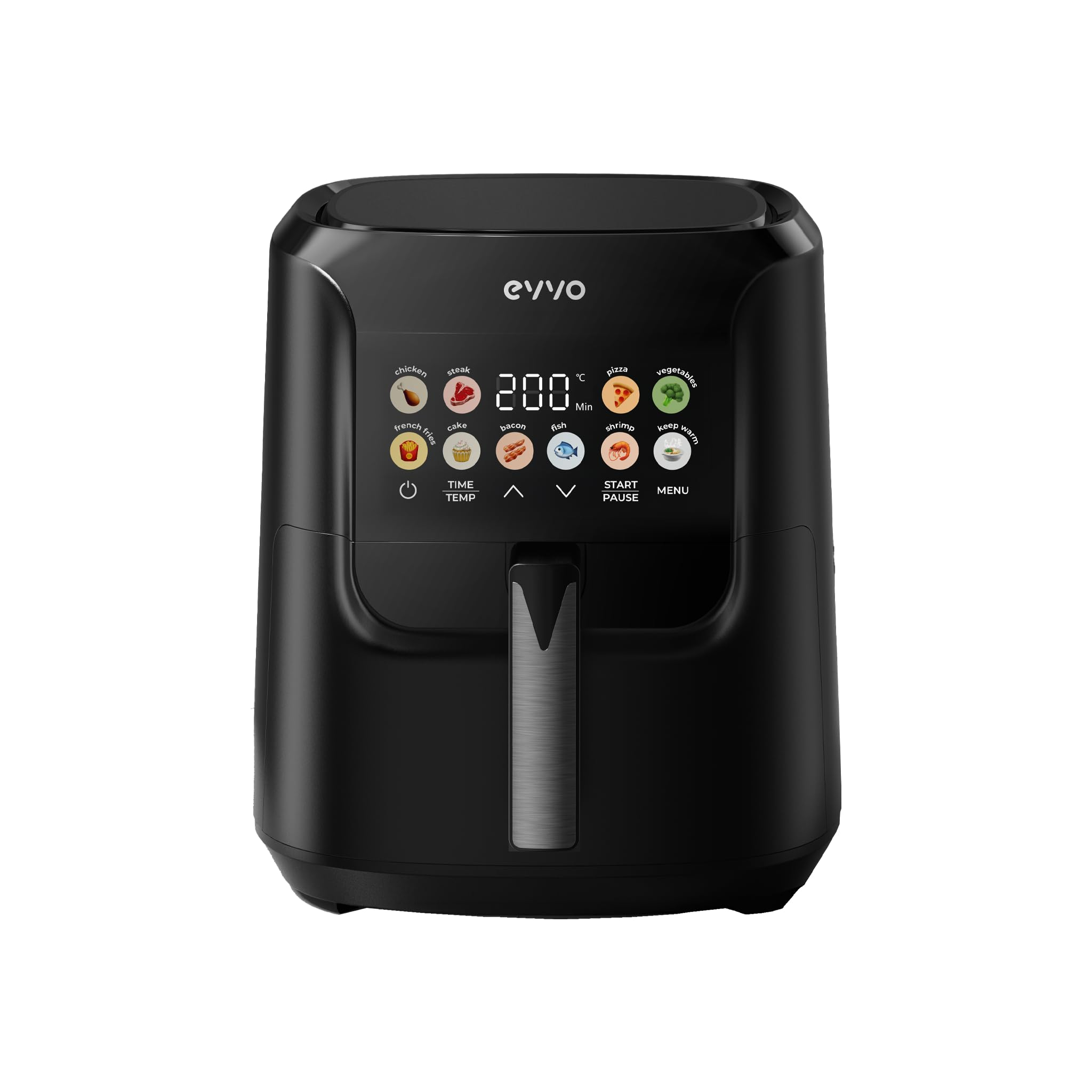 Freidora de Aire EVVO Tasty Fryer Advance 6L (Doble Resistencia, 1500W, Dual Cyclone, 200oC)