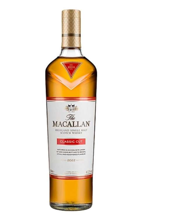 The Macallan Classic Cut 2022 Scotch Whisky 70cl (Edición limitada) + Sacacorchos Pulltex de Regalo + 5€ para la próx Compra