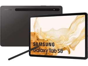 Tablet - Samsung Galaxy TAB S8, 128 GB, Gris Oscuro, WiFi, 11" WQXGA, 8 GB RAM, SD 898, Android 12