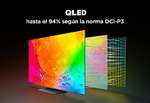 TCL 55T8A - Smart TV QLED de 55" 144Hz Full Array Local Dimming 4K UHD Google TV Dolby Vision y Atmos, HDR10+, AMD FreeSync Premium Pro