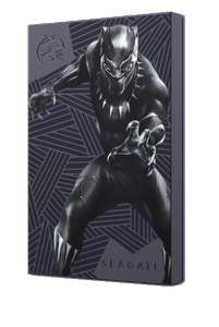 Disco Duro Externo Seagate Firecuda Marvel Black Panther USB 3.2 HDD para PC, Mac y Xbox - Negro